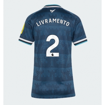 Newcastle United Tino Livramento #2 Maglia Gara Trasferta Repliche 2026-27 Donna Maniche Corte